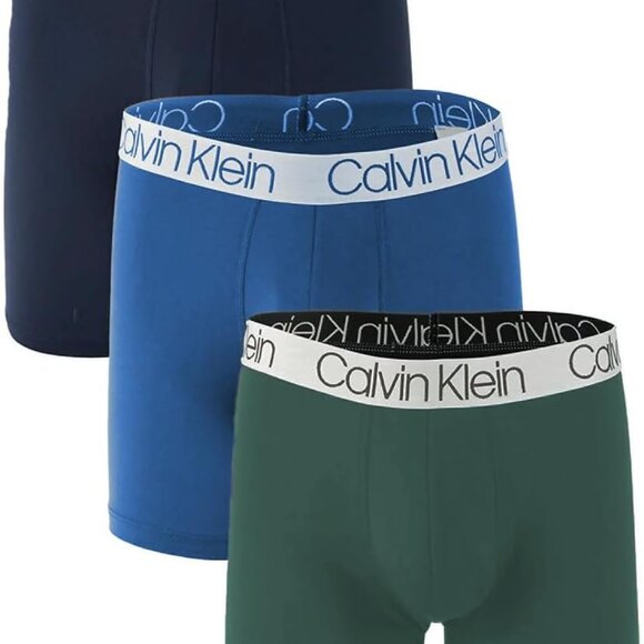Calvin Klein Men`s Microfiber Boxer Briefs 3 Pack Assorted Colors Flash Sale NWT - Picture 8 of 10